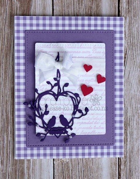 Lovebird Nest - Frantic Stamper Craft Die