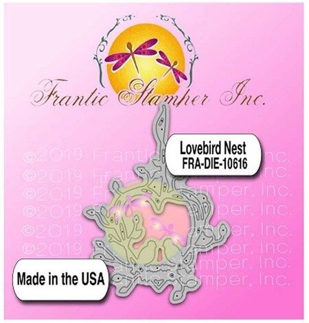 Lovebird Nest - Frantic Stamper Craft Die