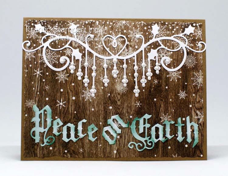 Christmas Border Flourish - Frantic Stamper Die