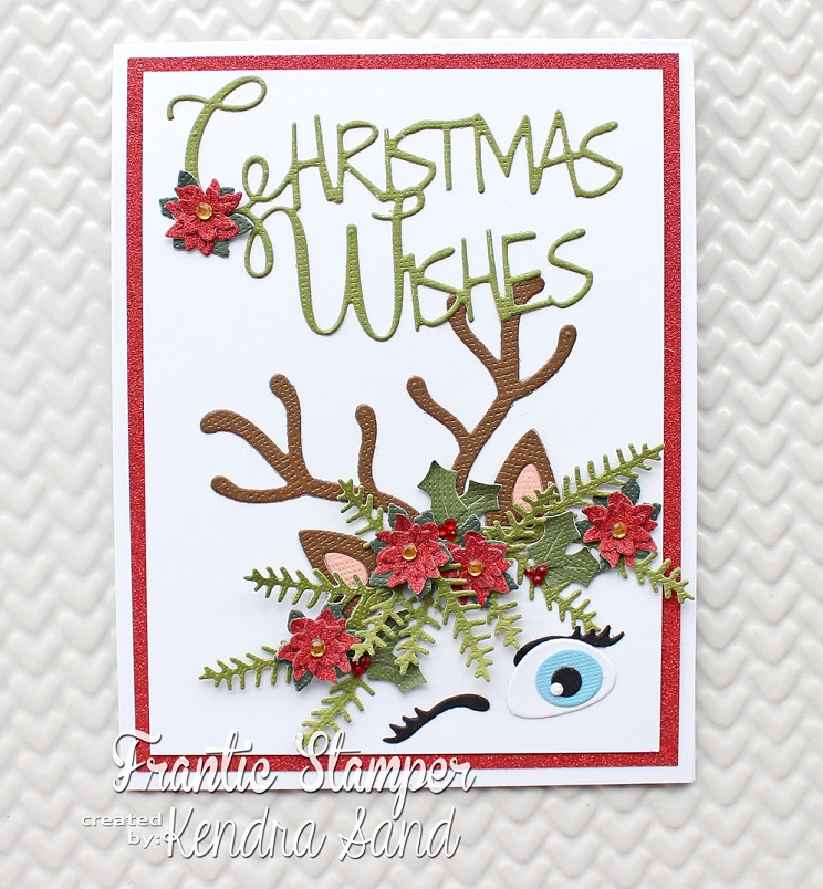 Reindeer Features - Christmas Frantic Stamper Craft Die