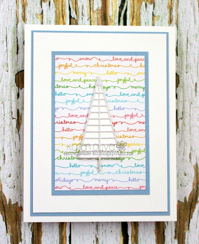 Contempo Tree and Backdrop - Christmas Frantic Stamper Die