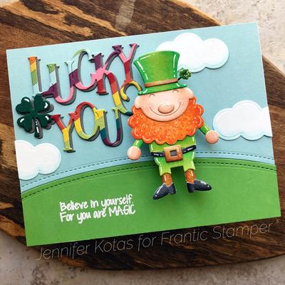 Happy Leprechaun - St Patricks Day Craft Die