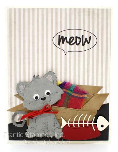 Cute Cat in a Box - Craft Die