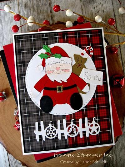 Santa and Chimney - Christmas Craft Die