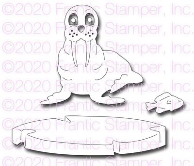 Cute Walrus - Craft Die