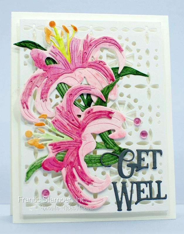 Tile Pattern Card Panel - Frantic Stamper Precision Die