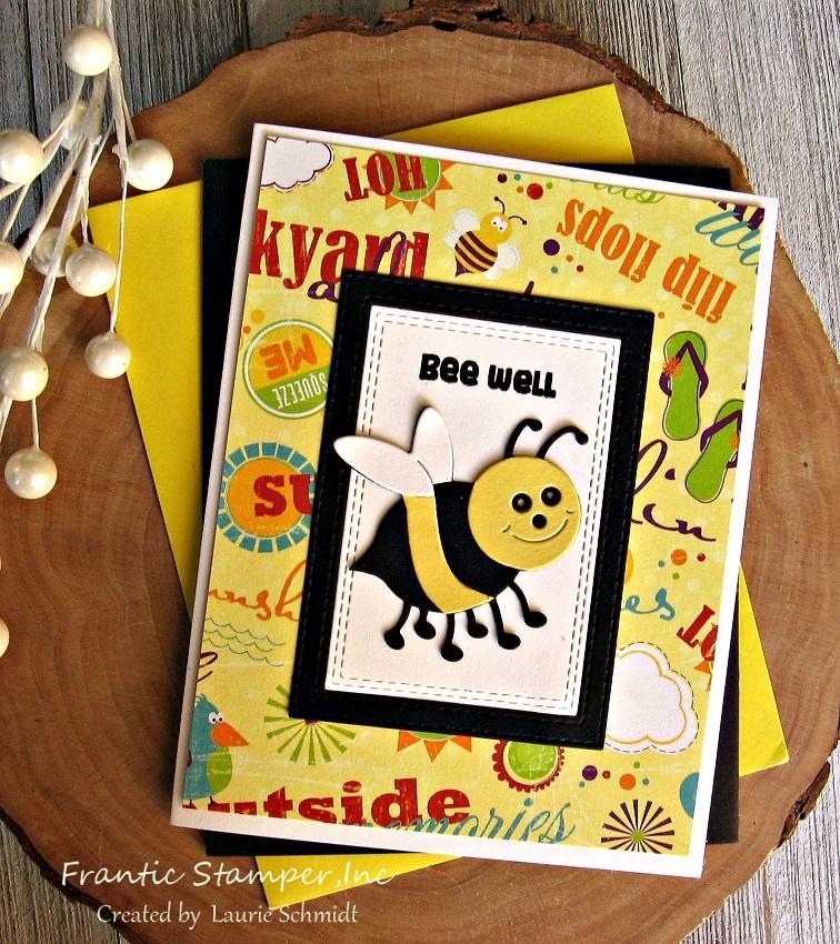 Cute Bee - Frantic Stamper Precision Die