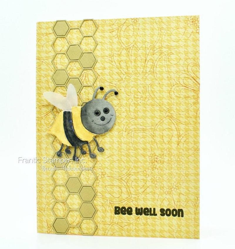 Cute Bee - Frantic Stamper Precision Die