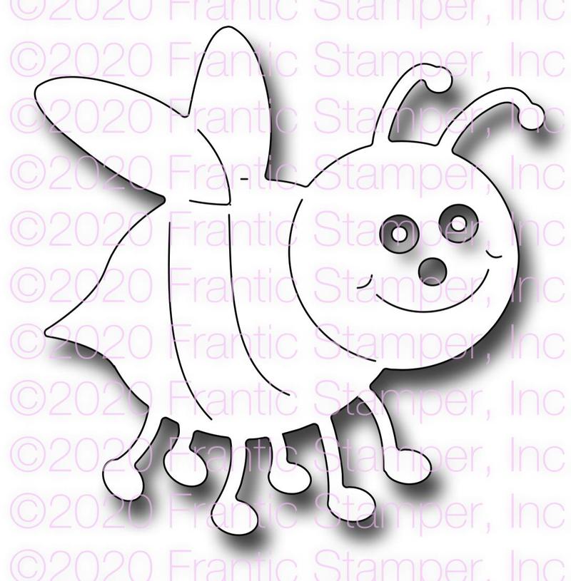 Cute Bee - Frantic Stamper Precision Die