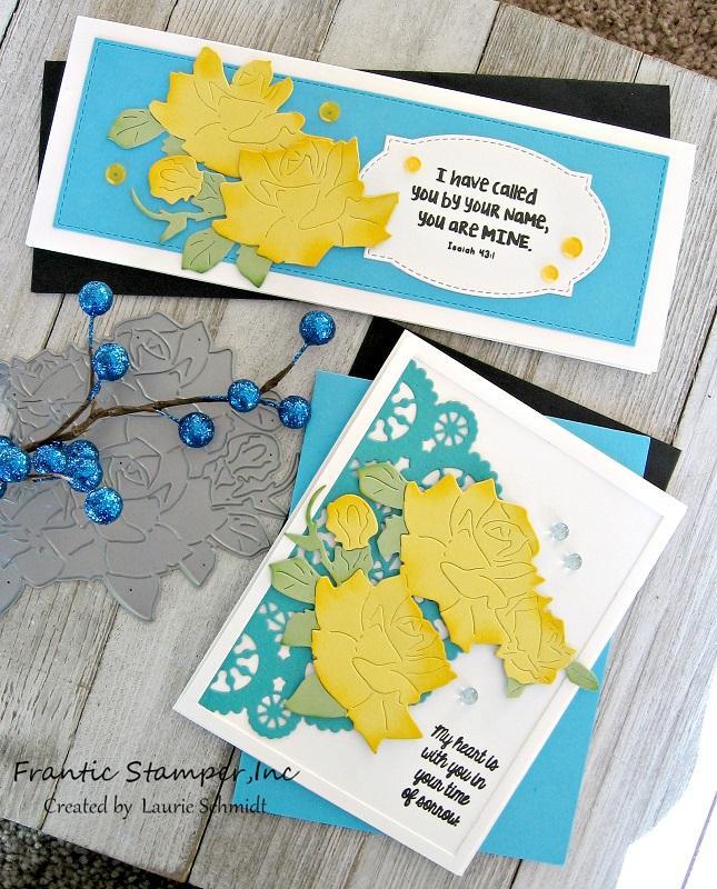 Rose Bush - Frantic Stamper Precision Die