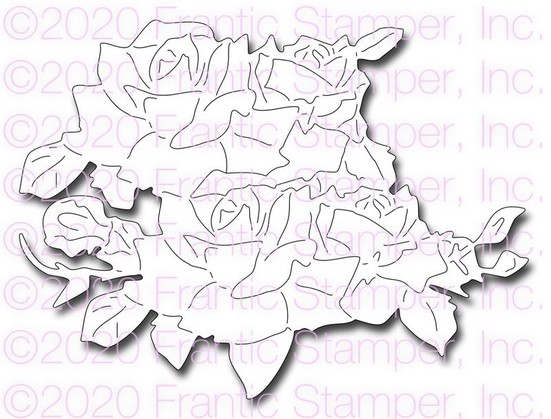 Rose Bush - Frantic Stamper Precision Die