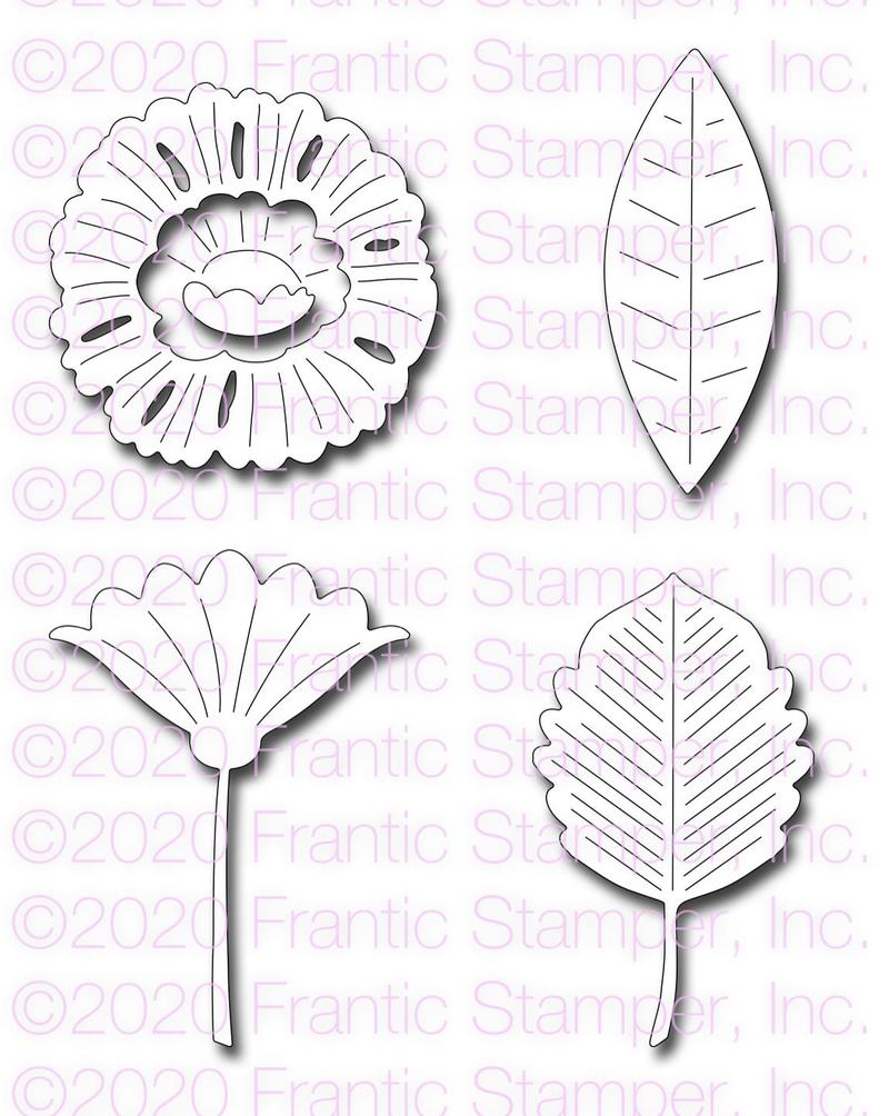 Fantasy Flowers - Frantic Stamper Precision Die