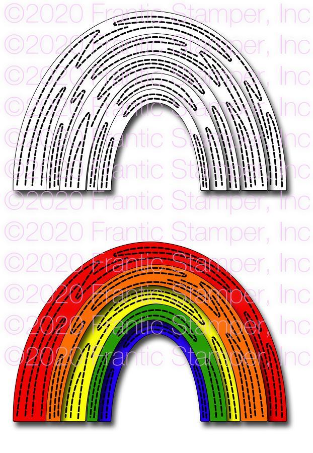 Happy Stitch Rainbow - Craft Die
