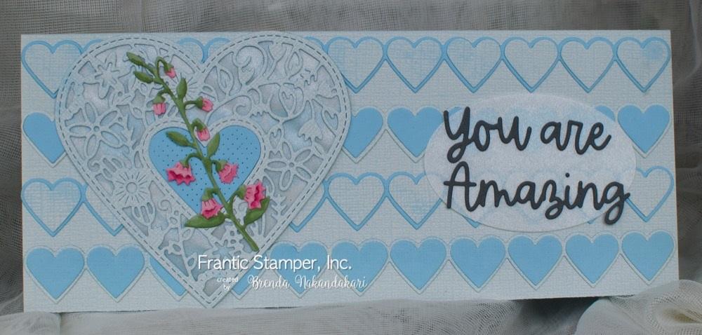 Heart Border - Slimline Craft Die