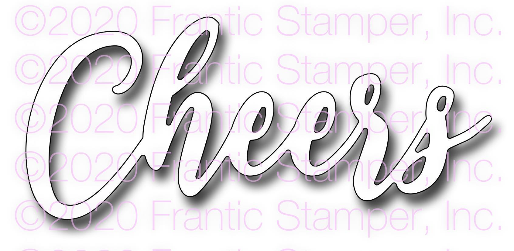 Script Cheers - Craft Die