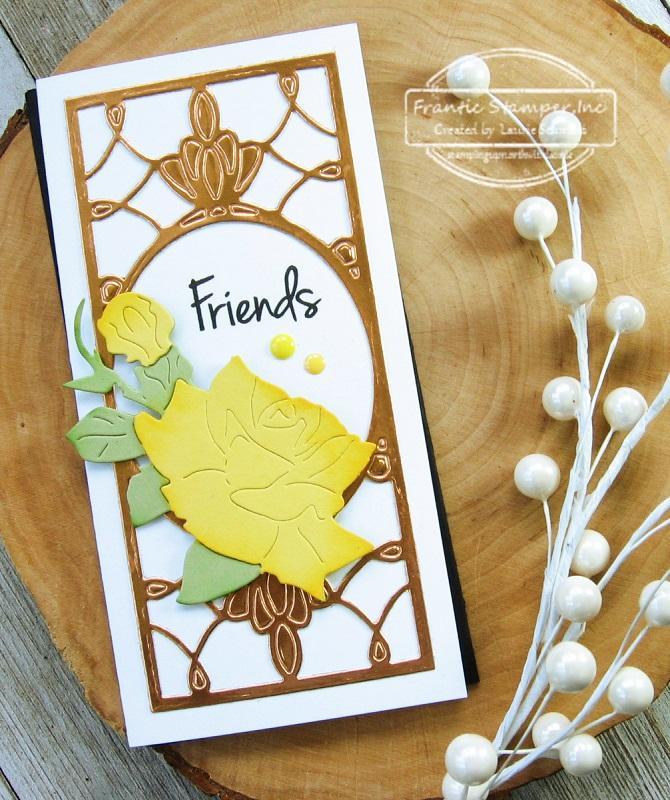 Mini-Slim Oval Frame Panel - Craft Die