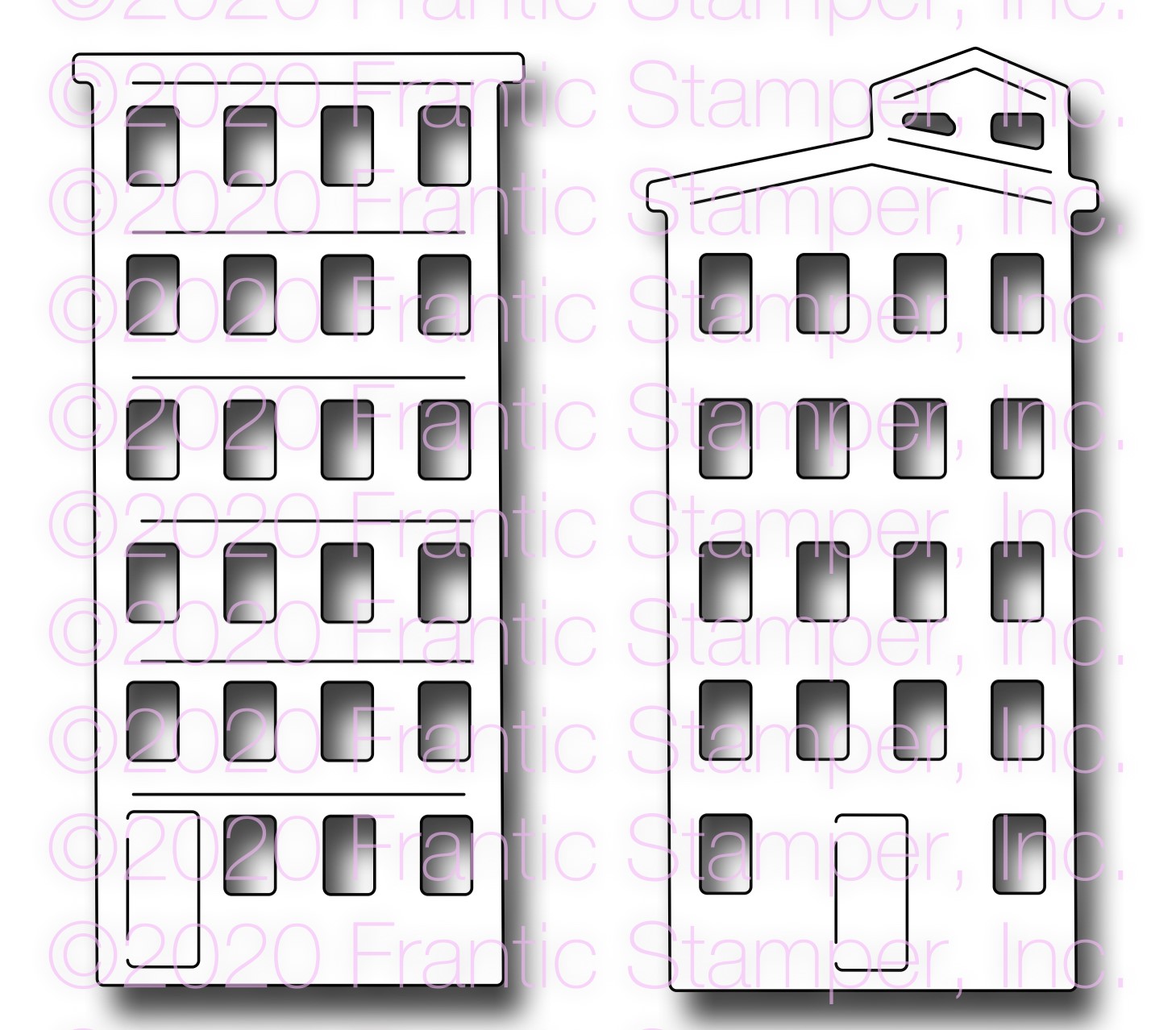 Village Sky Scrapers - Craft Die Set