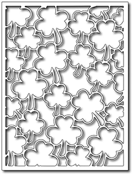 Shamrock Card Panel - Frantic Stamper Craft Dies