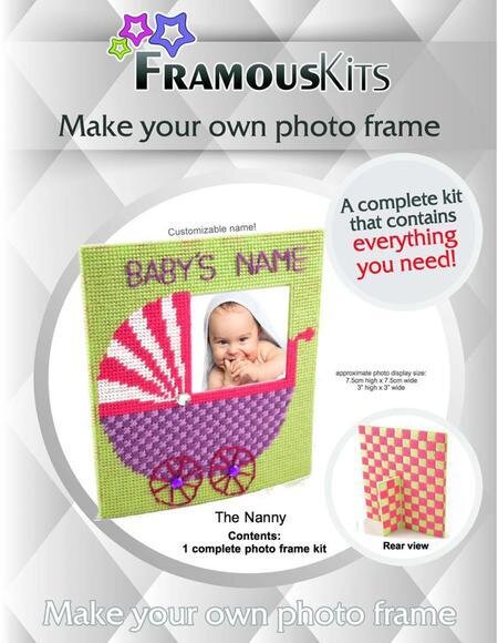 The Nanny Photo Frame - Framous Plastic Canvas Kit