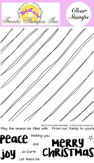 Scribble Plaid Maker - Clear Stamp