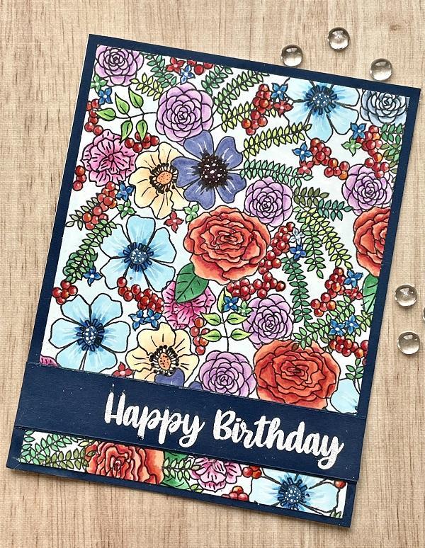 Florals And Greetings - Clear Stamp Set
