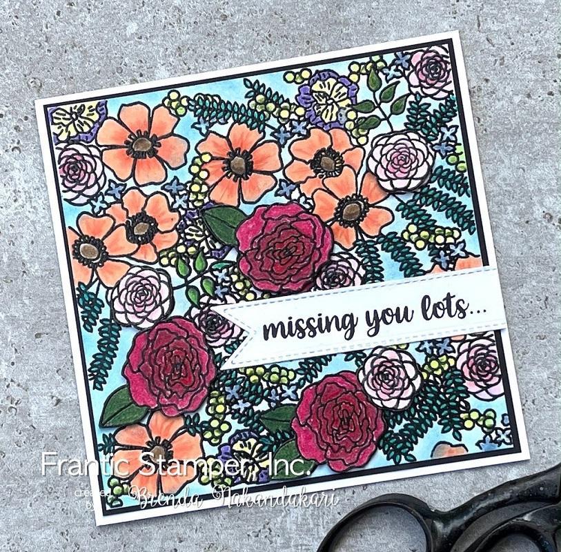 Florals And Greetings - Clear Stamp Set
