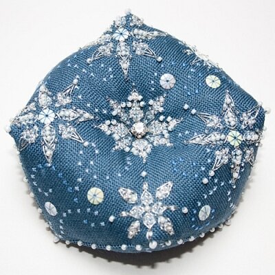 Let it Snow Biscornu - Cross Stitch Pattern