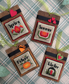 Tags Of The Seasons - Cross Stitch Pattern
