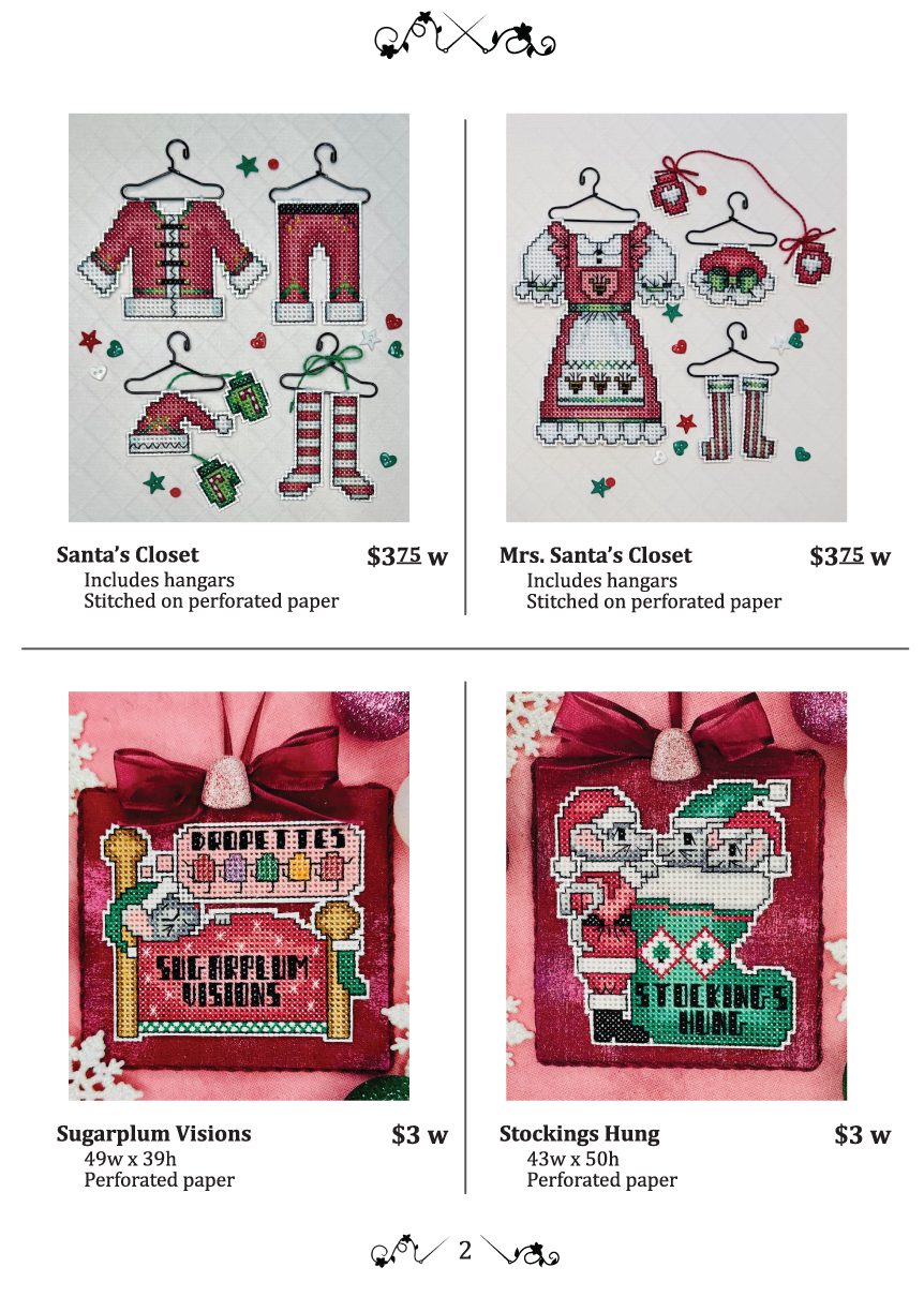 Santa's Closet - Christmas Cross Stitch Pattern