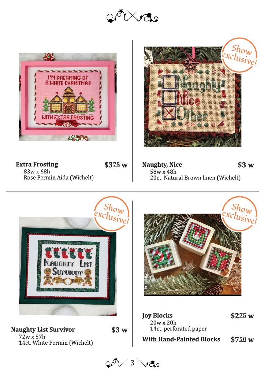 Joy Blocks - Christmas Cross Stitch Pattern