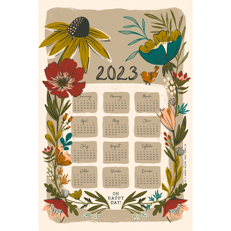 2023" Calendar Tea Towel