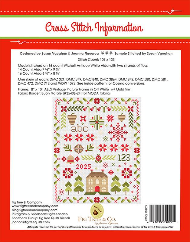 Twas the Night Before Christmas - Cross Stitch Pattern