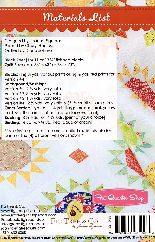 Nutmeg Stars II - Quilt Pattern