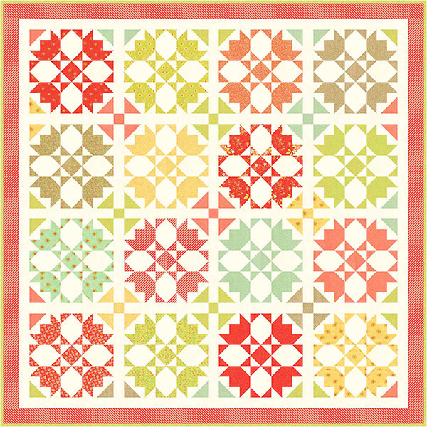 Rosehips - Quilt Pattern