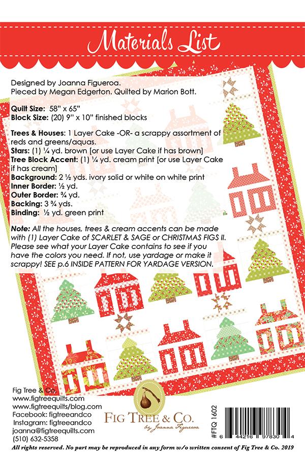 Little House In The Woods - Quilt Pattern