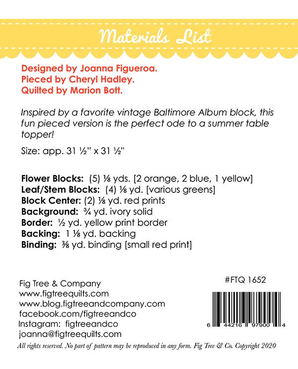 Mini Meadow - Quilt Pattern