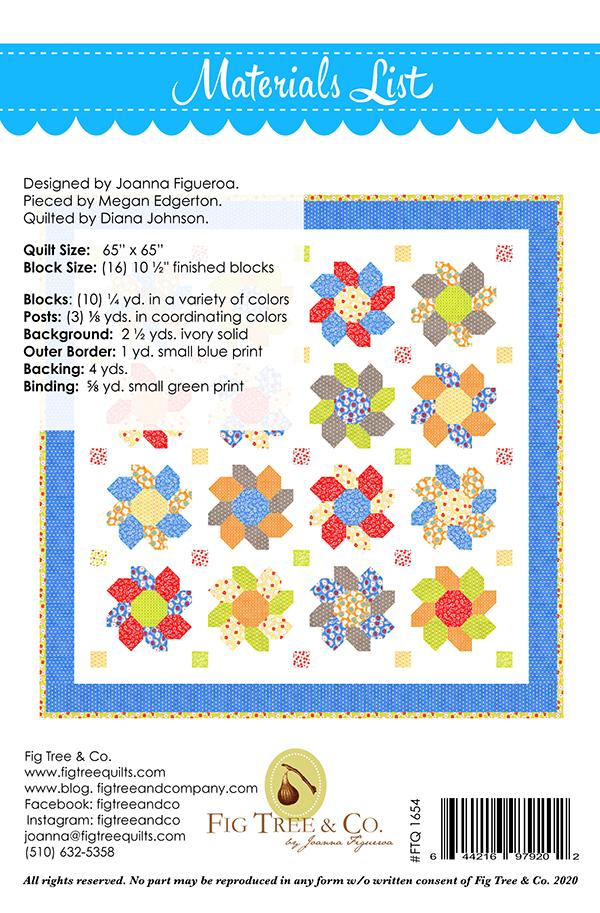 Sunflowers - Quilt Pattern