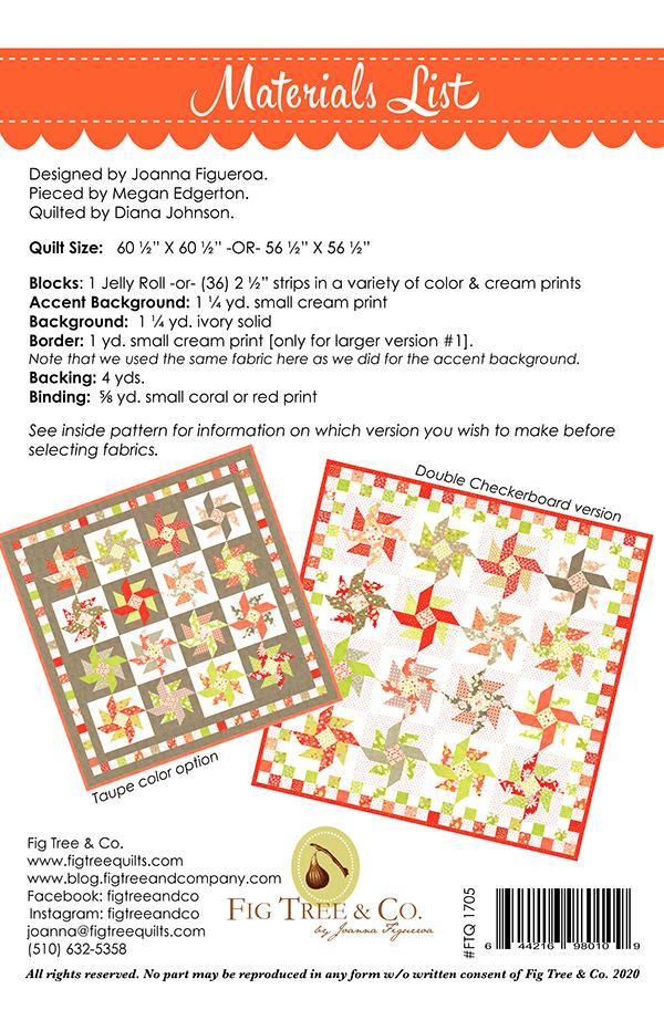 Strawberry Swirl - Quilt Pattern