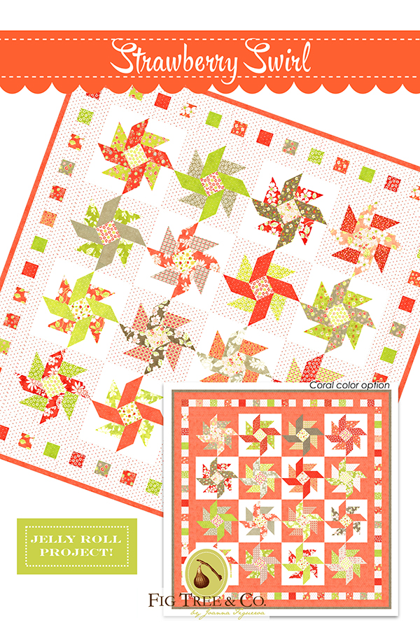Strawberry Swirl - Quilt Pattern