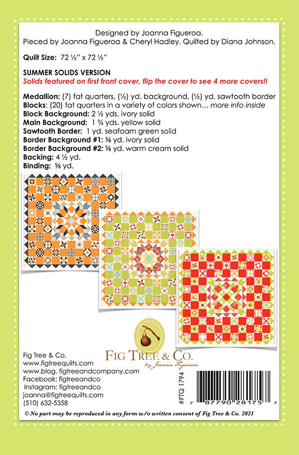 Medallion Sampler - Quilt Pattern