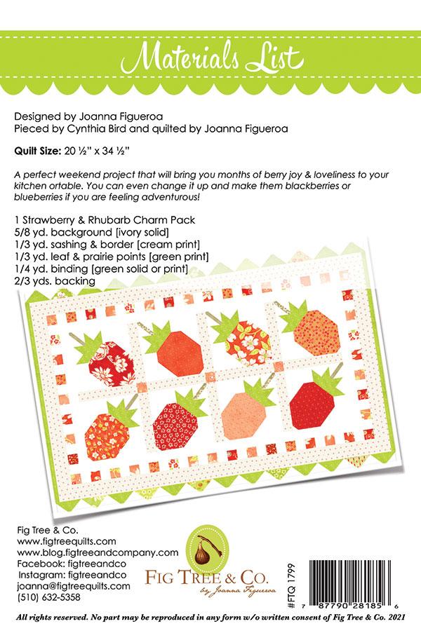 Berries - Quilt Pattern