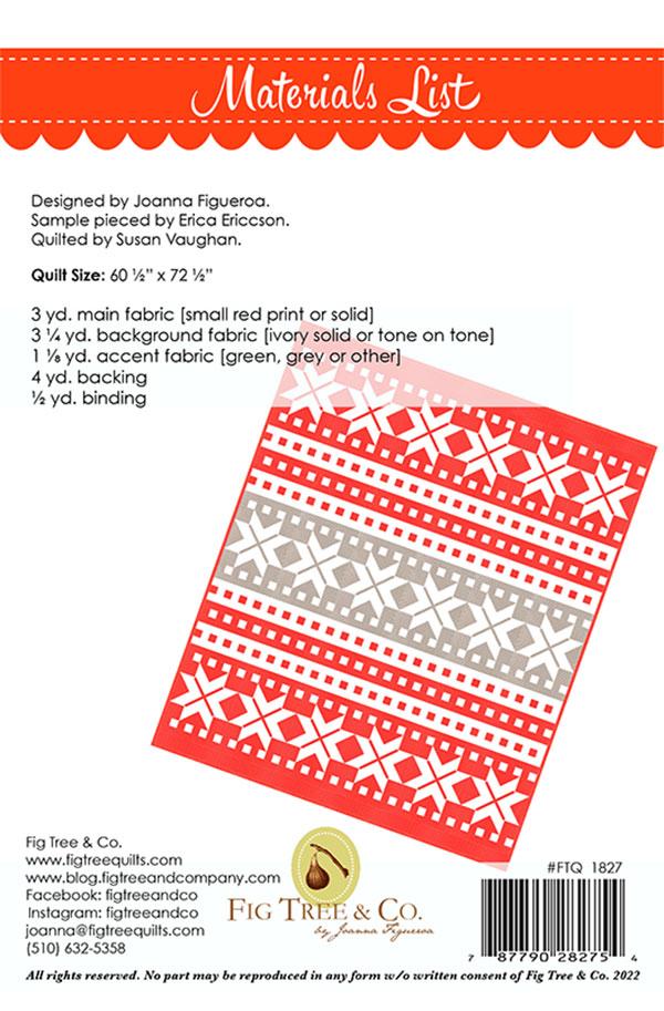Christmas Sweater - Quilt Pattern