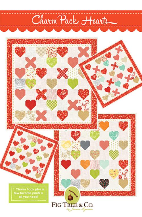 Charm Pack Hearts - Quilt Pattern