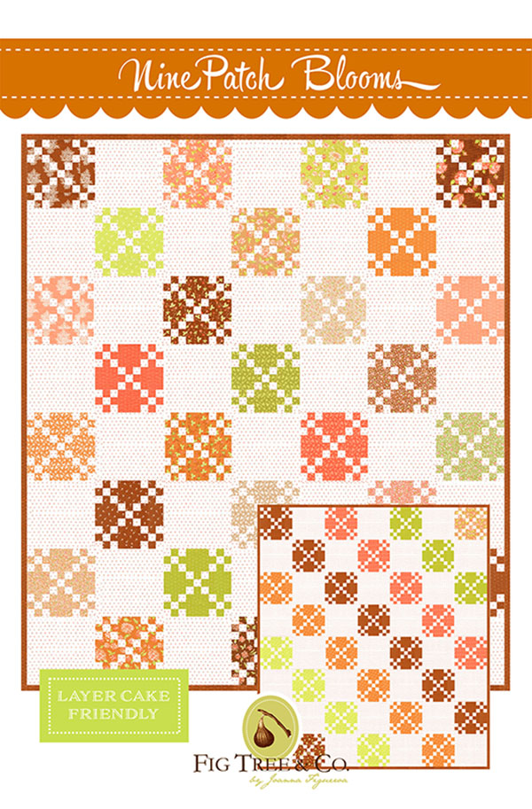 Nine Patch Blooms - Quilt Pattern