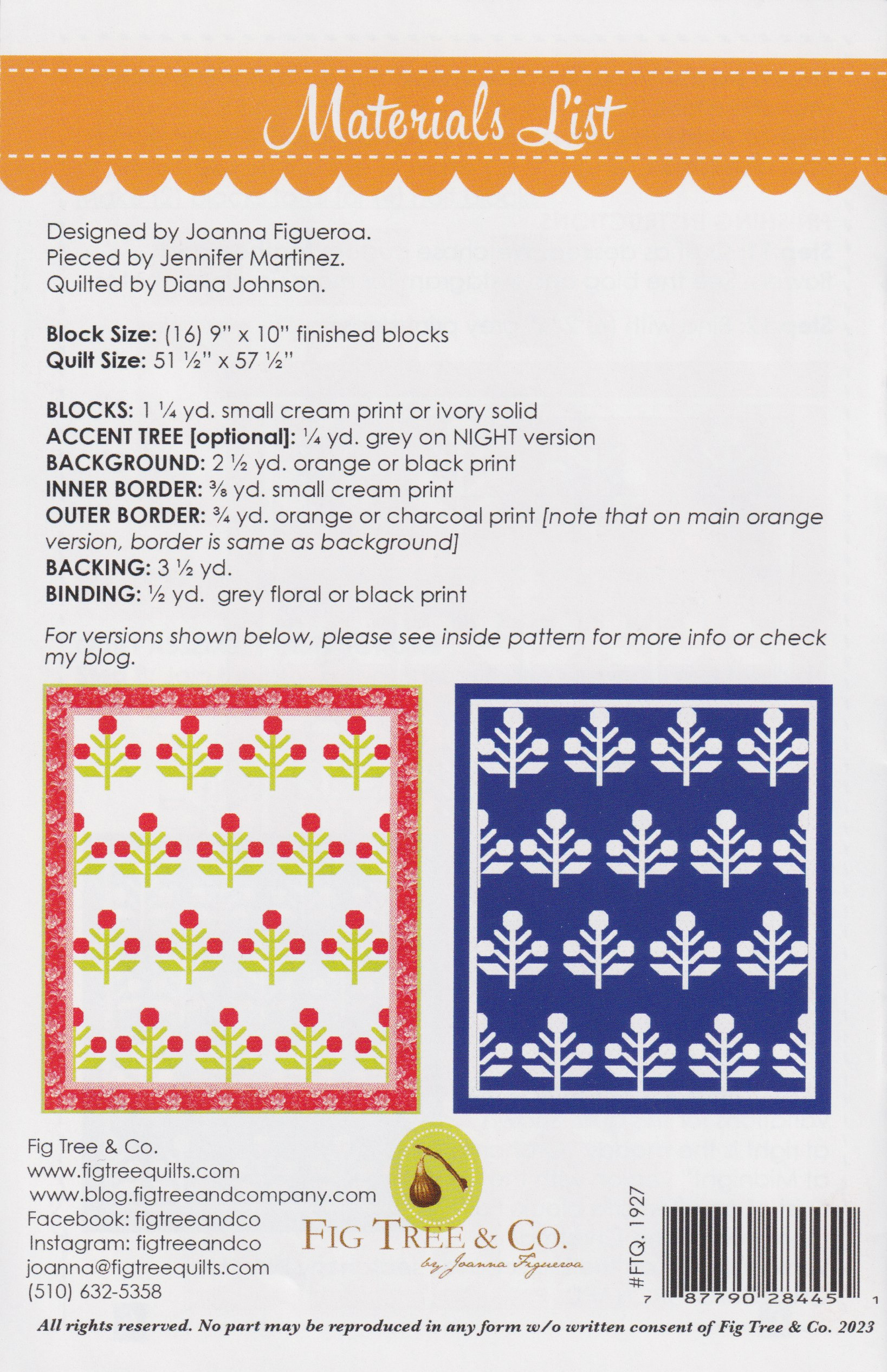 Orchard - Quilt Pattern