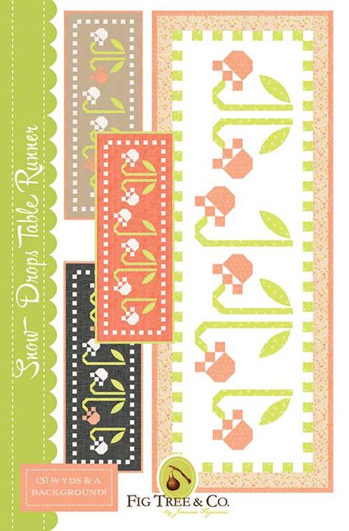 Snow Drop Table Runner - Quilt Pattern