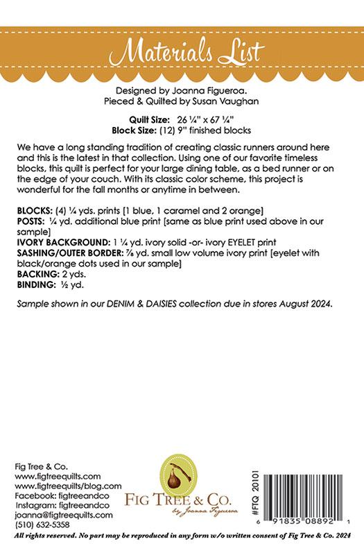 August Blooms - Sewing Pattern