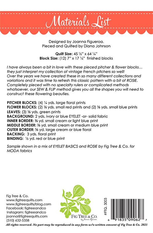 Milk & Blossoms - Quilt Pattern