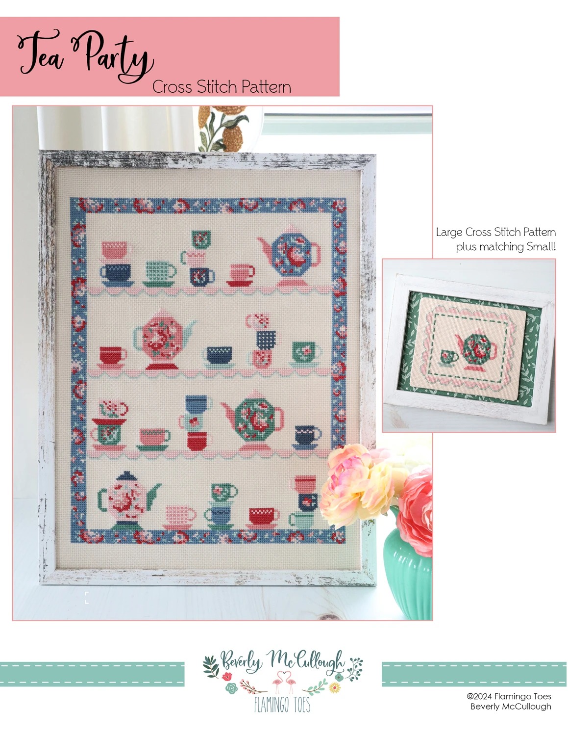 Tea Party - Cross Stitch Pattern