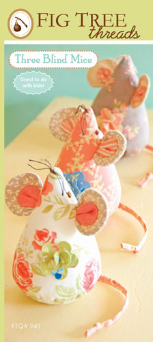 Three Blind Mice - Sewing Pattern